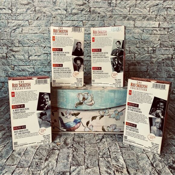 The Red Skelton Collection 8 Tape Set VHS Video Vincent Price Jackie Coogan - Picture 6 of 6